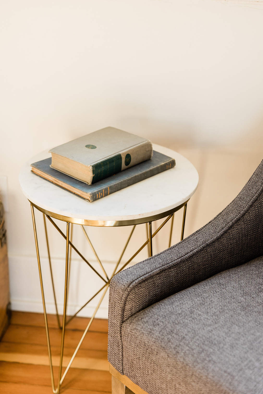 Books on a Side Table